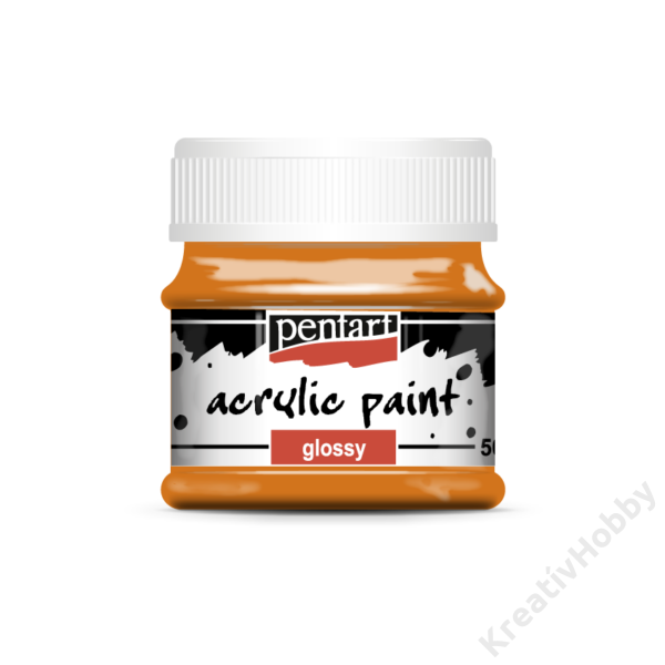 Fényes akrilfesték narancs