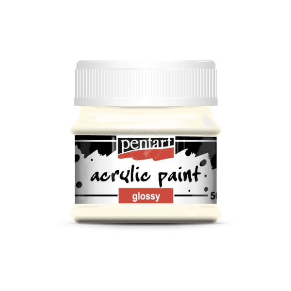 Fényes akrilfesték elefántcsont