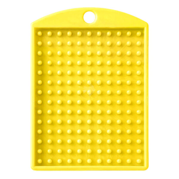 Pixel kulcstartó alaplap - SÁRGA 2,8x4 cm