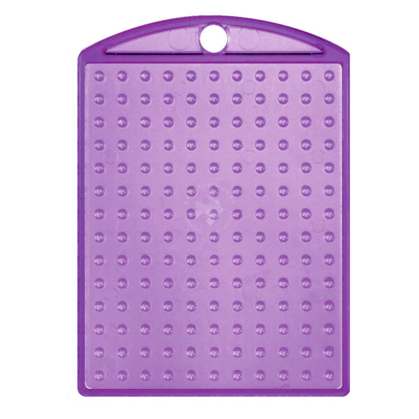 Pixel átlátszó kulcstartó alap, LILA
