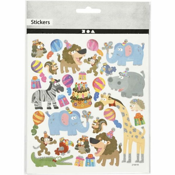 matrica, szülinapi állatok