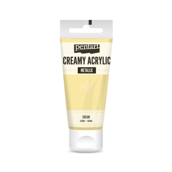 selyemfényű akrilfesték krémszín