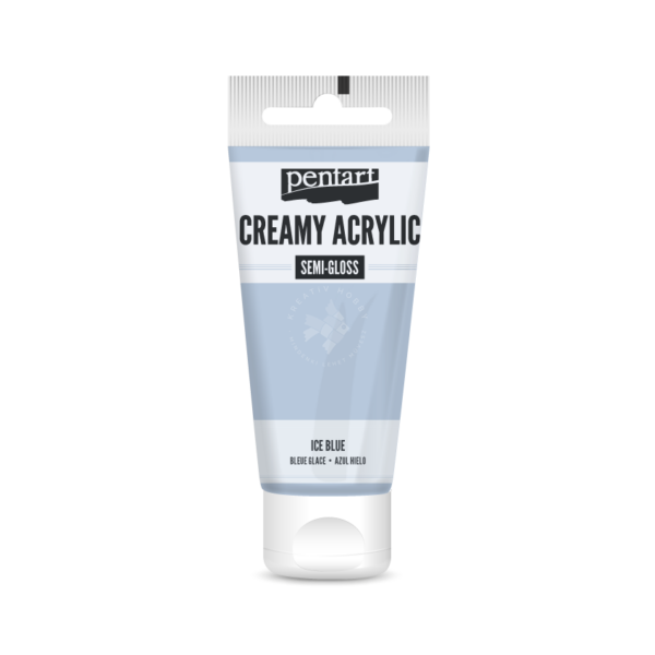 selyemfényű akrilfesték jégkék