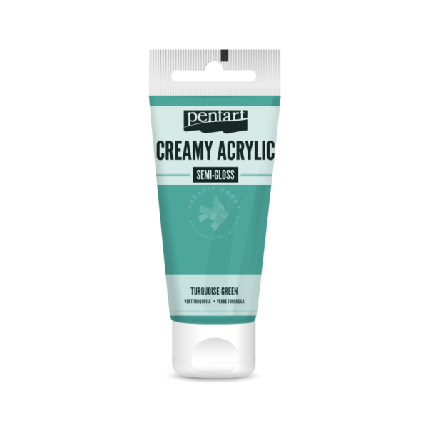 selyemfényű akrilfesték türkizzöld