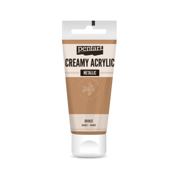 metál akrilfesték bronz