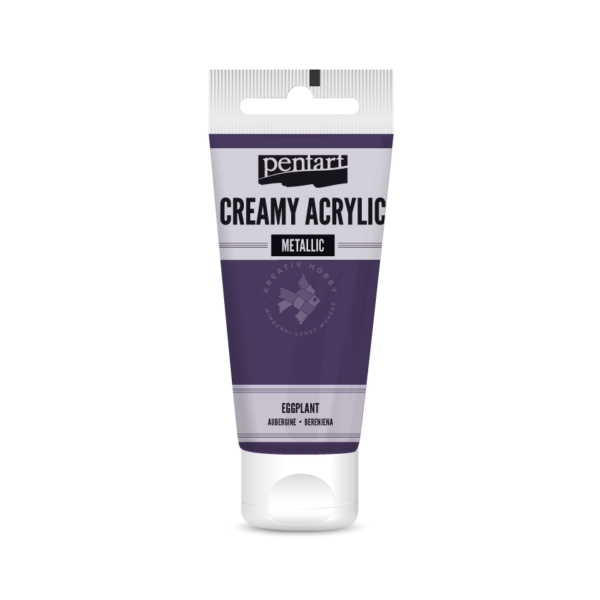 metál akrilfesték padlizsán