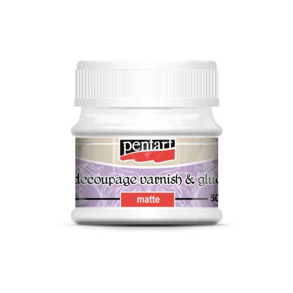 matt dekupázs ragasztólakk