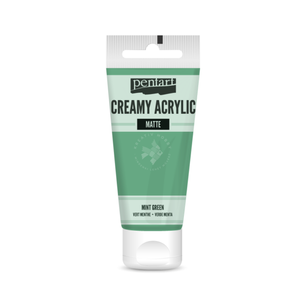 matt akrilfesték mentazöld