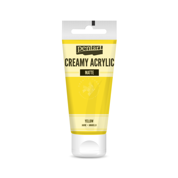 matt akrilfesték sárga