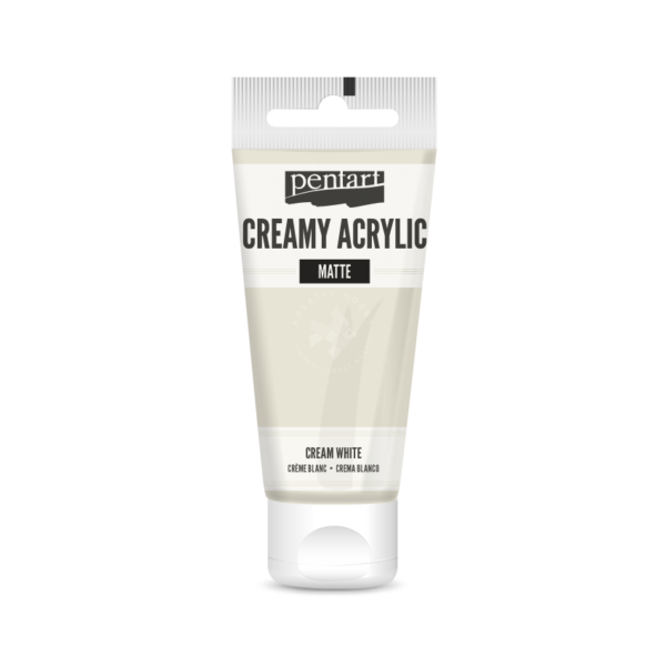 matt akrilfesték krémfehér