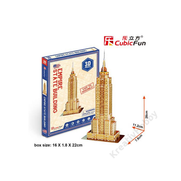3D mini puzzle / Empire State Building036