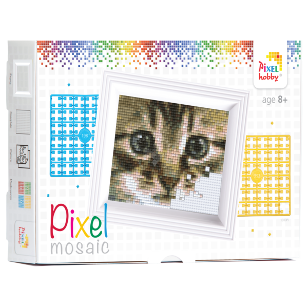 Pixel képkészlet kerettel - CICA