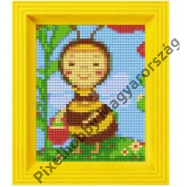 Pixel képkészlet kerettel - MÉHECSKE