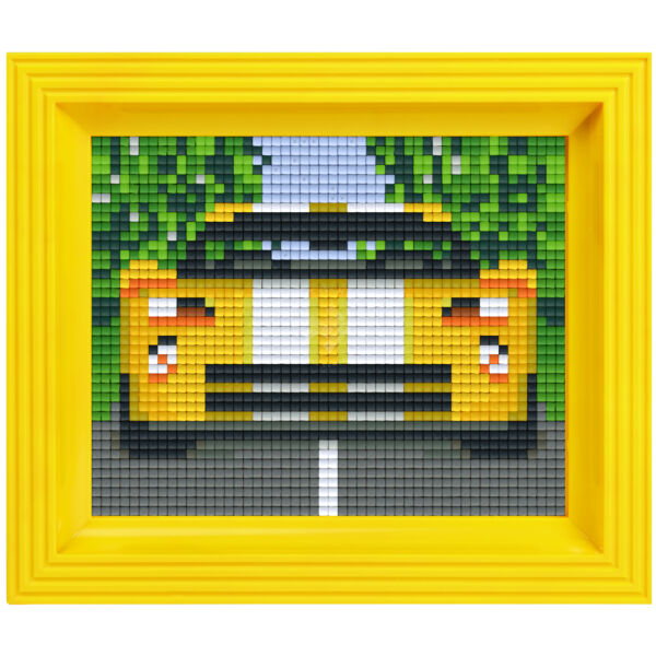 Pixel képkészlet kerettel - VERSENYAUTÓ