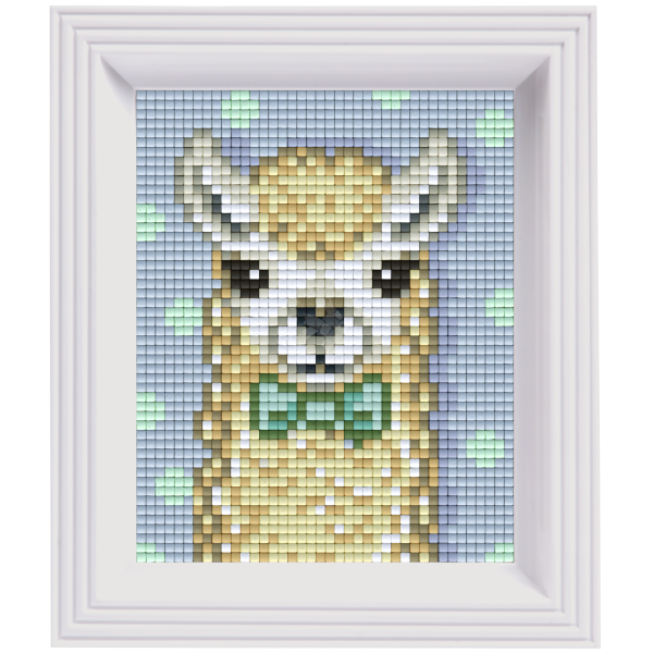 Pixel képkészlet kerettel - FEHÉR LÁMA 