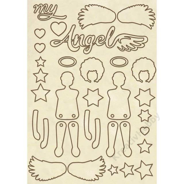 Fa figura - A5 - Baby angyal