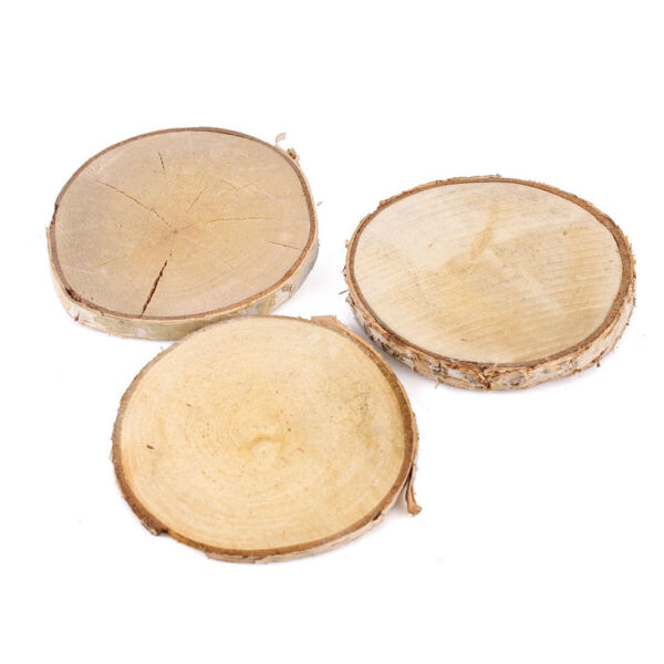 Nyírfaszelet kerek 7cm/3db