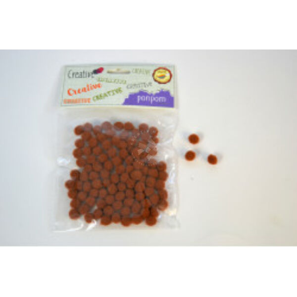 világosbarna pompon