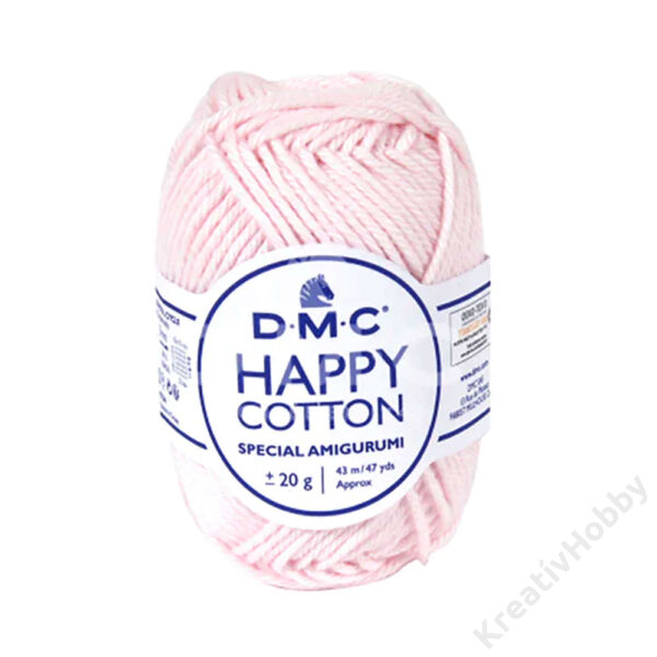 DMC Amigurumi fonal, 20g, HALVÁNY RÓZSASZÍN 763