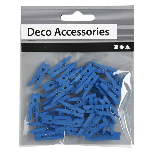 Színes facsipesz kék