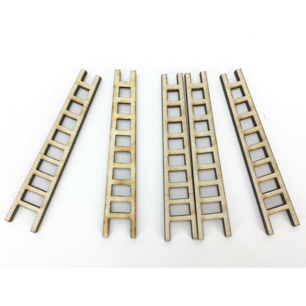 Natúr fafigura MINI LÉTRA 1,3*7cm -darabra