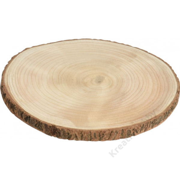 Alátét fa  kb.18-23*3cm