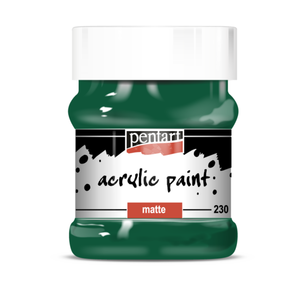 matt akrilfestékfenyőzöld