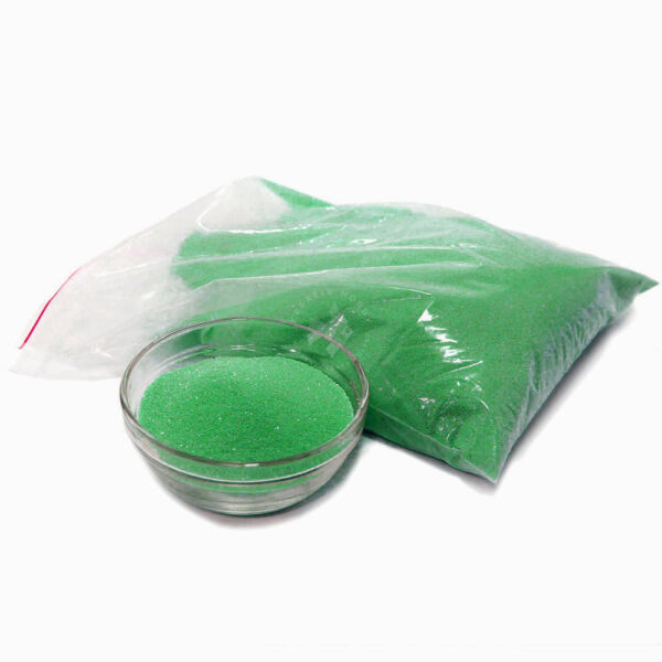 Dekorhomok 1kg, zöld