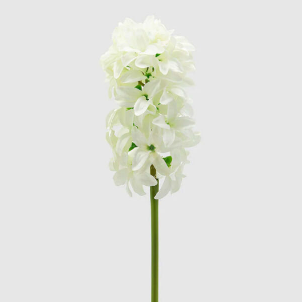 Művirág, Jácint fehér, 49cm