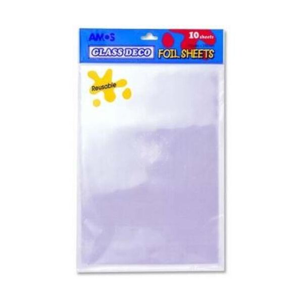 AMOS A4 fólia üvegmatrica-festékhez 10db