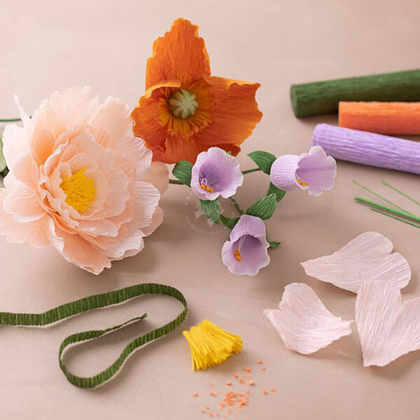 Kézműves kezdőkészlet: Papírvirág