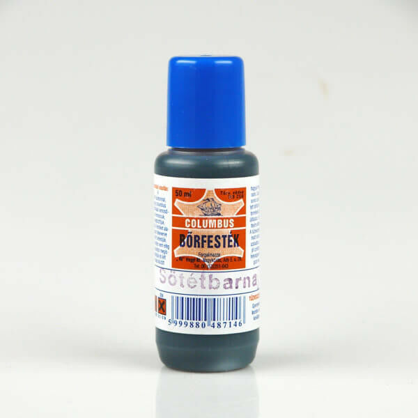 COLUMBUS bőrfesték 50ml, Sötétbarna
