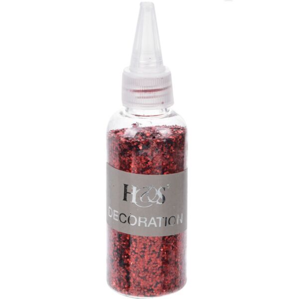 Glitter 40g Közepes szemcsés PIROS