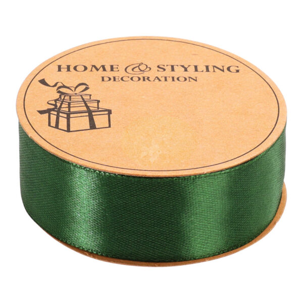 Szaténszalag 25mm zöld