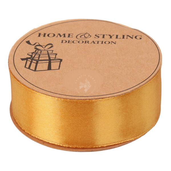 Szaténszalag 25mm karamell