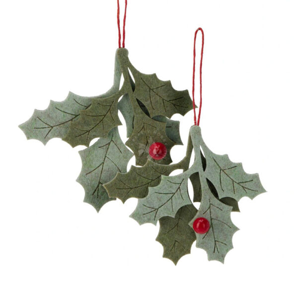 Magyallevelek vastag filcből