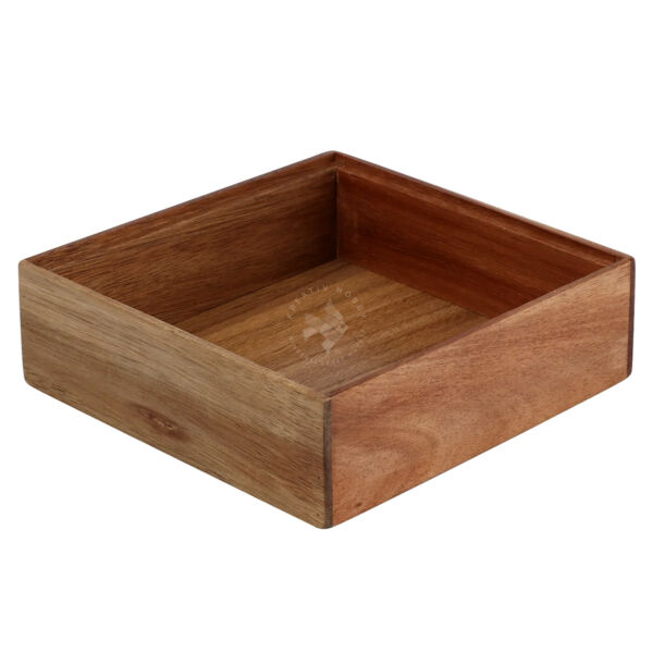 Akácfa láda 15x15 cm