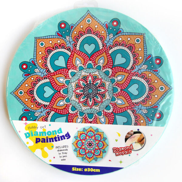 Gyémántszemes kirakó MANDALA 30cm