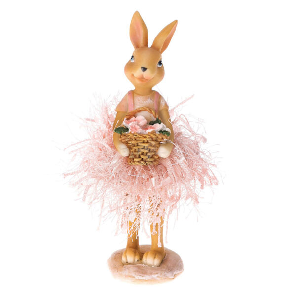 Nyuszi figura szoknyában 16cm