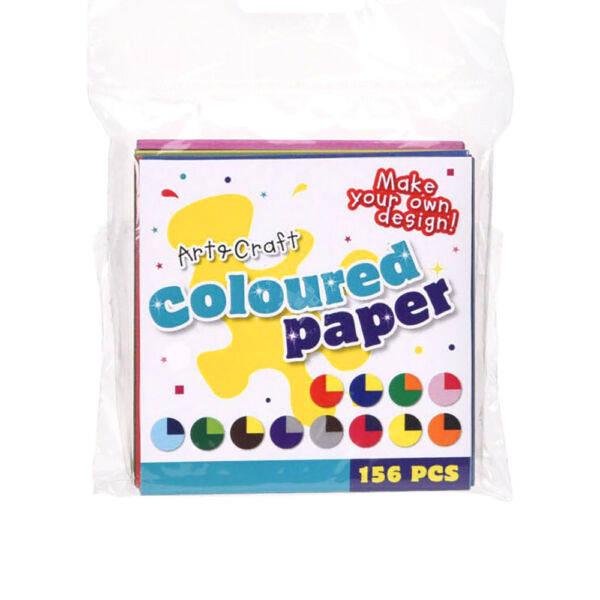 színes kétoldalas origami papír