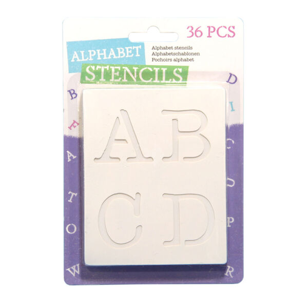 Betűsablon 36 darabos