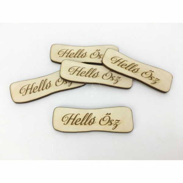 Natúr falap- "helló ősz"felirat