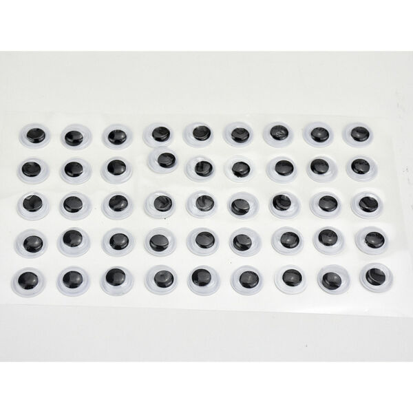 Öntapadós mozgószem 12mm, 45db