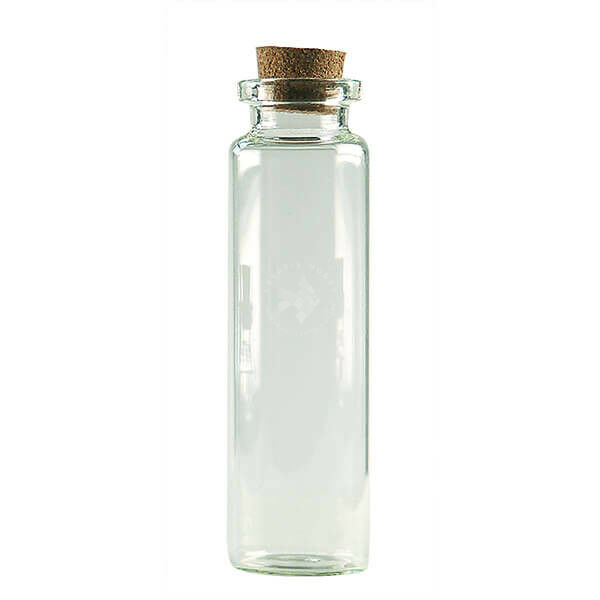 Mini üvegcse parafadugóval 7x2,2cm