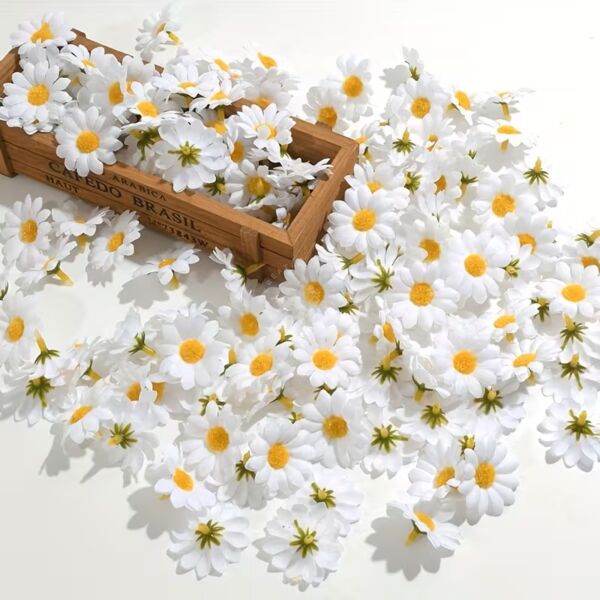 Margaréta művirágfej 4cm, 20db