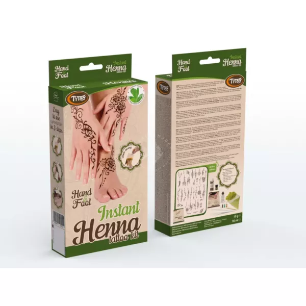 Instant Henna Paszta készlet, kézre és lábra