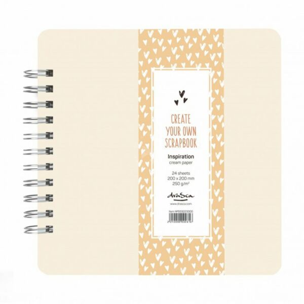 spirálfüzet krémszínű lapokkal