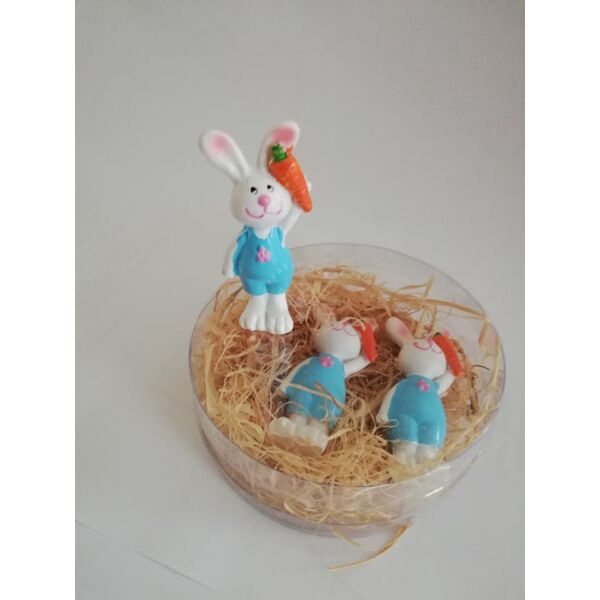 Nyúl répával 6x2,5 cm