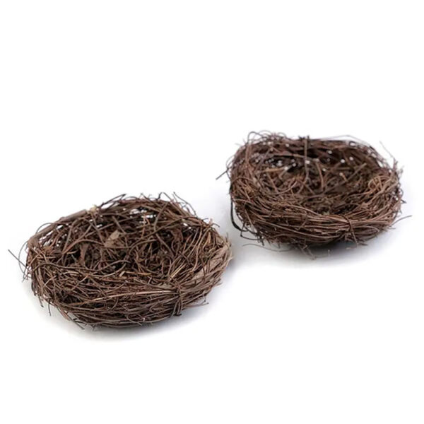 Madárfészek dekoráció 11x2cm, 2db/cs