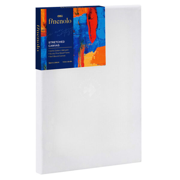 Fakeretre feszített festővászon, 18x24cm